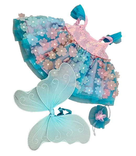 Floral Butterfly Dress