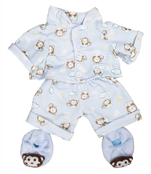 Blue Monkey Jammies photo 2