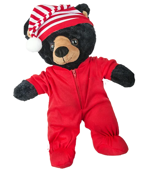 Red Drop Seat Jammies with Cap photo 2