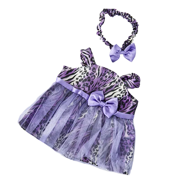 Purple Leopard Dress