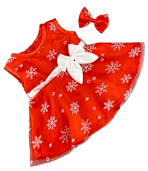 Snowflake dress with Bow
