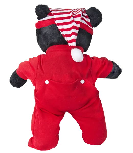Red Drop Seat Jammies with Cap photo 3