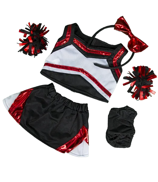 Red and Black Cheerleader photo 2